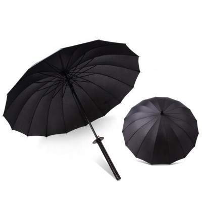 special umbrella 16K ribs auto open knife shape handle umbrellas