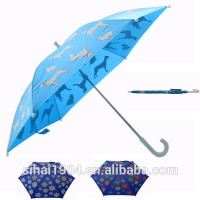 the dog cartoon printing change color kids umbrella