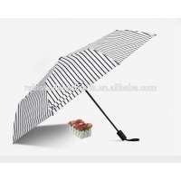 Fashion Vinyl Umbrella Wholesale Apollo Stripe Folding Umbrella