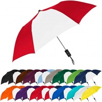 black and white folding umbrellas